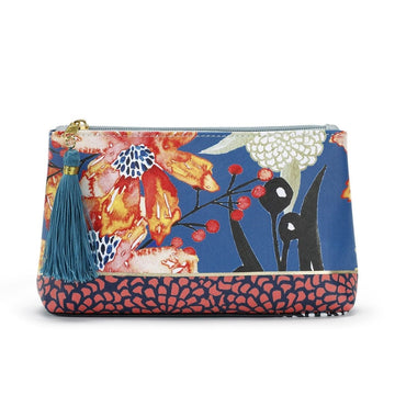 One Coast - Demdaco Organization Blessed Cosmetic Bags with Tassles Butterflies and Polka Dots and Floral Prints-Gorgeous!